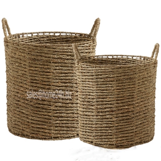 427073 Trista Seagrass Tote Basket